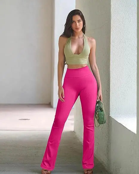 1pcs Women Leggings Ladies Career Long Trousers Lady Mid Elastic Yoga Fitness Pants Female Trainning Running Slim Tights Pant
