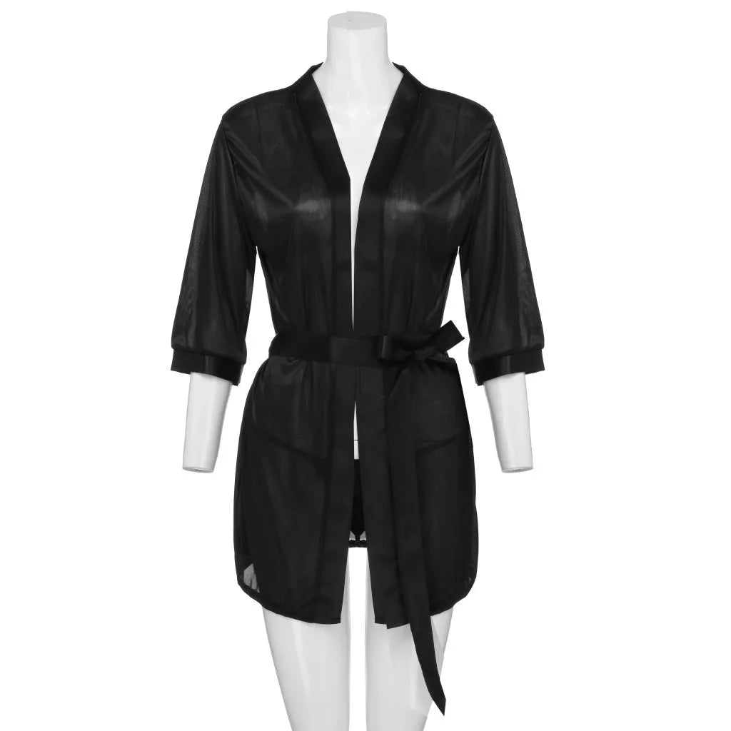 Satin Sleepwear Lingerie Nightwear