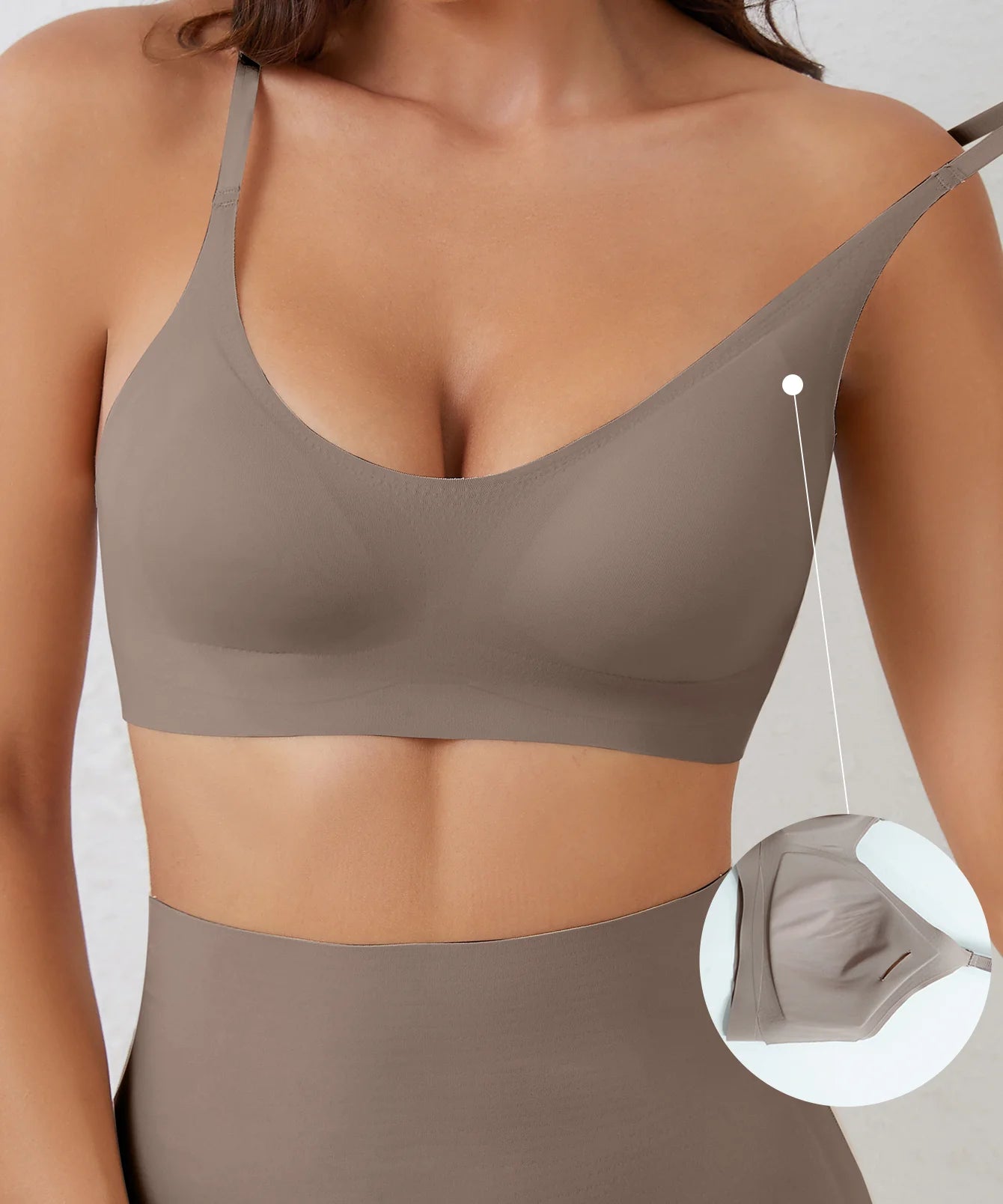 Soft Support Seamless Underwear Comfortable Gathering No Steel Ring Collection Light Thin Breathable Bra Style